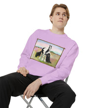 Load image into Gallery viewer, Gypsy Vanner and Newfie Unisex Garment-Dyed Sweatshirt