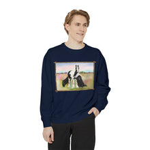 Load image into Gallery viewer, Gypsy Vanner and Newfie Unisex Garment-Dyed Sweatshirt