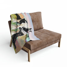 Load image into Gallery viewer, Gypsy Vanner and Newfoundland dog Arctic Fleece Blanket