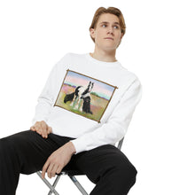 Load image into Gallery viewer, Gypsy Vanner and Newfie Unisex Garment-Dyed Sweatshirt