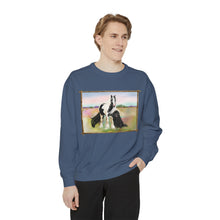 Load image into Gallery viewer, Gypsy Vanner and Newfie Unisex Garment-Dyed Sweatshirt