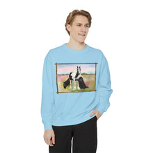 Load image into Gallery viewer, Gypsy Vanner and Newfie Unisex Garment-Dyed Sweatshirt