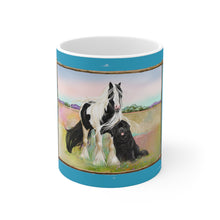 Load image into Gallery viewer, Gypsy Vanner Horse and Newfoundland Dog mug