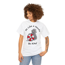 Load image into Gallery viewer, Be Like a Newfie Unisex Heavy Cotton Tee