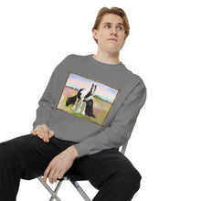 Load image into Gallery viewer, Gypsy Vanner and Newfie Unisex Garment-Dyed Sweatshirt
