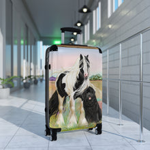 Load image into Gallery viewer, Gypsy Vanner and Newfoundland Dog Suitcase