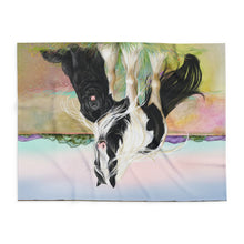 Load image into Gallery viewer, Gypsy Vanner and Newfoundland dog Arctic Fleece Blanket