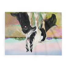Load image into Gallery viewer, Gypsy Vanner and Newfoundland dog Arctic Fleece Blanket