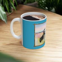 Load image into Gallery viewer, Gypsy Vanner Horse and Newfoundland Dog mug