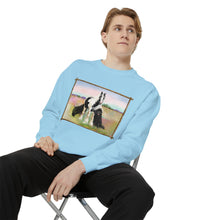 Load image into Gallery viewer, Gypsy Vanner and Newfie Unisex Garment-Dyed Sweatshirt