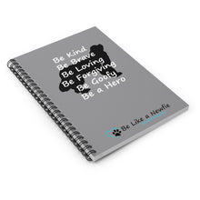 Load image into Gallery viewer, Be Like a Newfie Spiral Notebook - Ruled Line