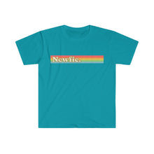 Load image into Gallery viewer, Rainbow Newfie Unisex Softstyle T-Shirt