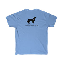 Load image into Gallery viewer, TimberKnolls Spirit Cove Newfie Therapy Unisex Ultra Cotton Tee