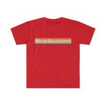 Load image into Gallery viewer, Rainbow Newfie Unisex Softstyle T-Shirt