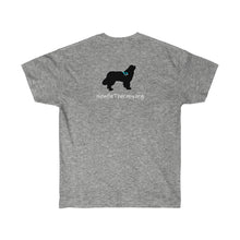 Load image into Gallery viewer, TimberKnolls Spirit Cove Newfie Therapy Unisex Ultra Cotton Tee
