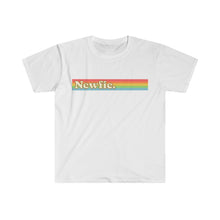 Load image into Gallery viewer, Rainbow Newfie Unisex Softstyle T-Shirt