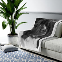 Load image into Gallery viewer, Newfoundland Dog Cozy Blanket