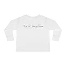Load image into Gallery viewer, Newfie Santa Paws Toddler Long Sleeve Tee