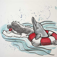 Load image into Gallery viewer, Chewie the Newfie - To the Rescue