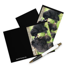 Load image into Gallery viewer, Newfie and puppy Greeting Cards (5 Pack)