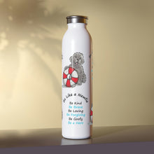 Load image into Gallery viewer, Be Like a Newfie Water Bottle