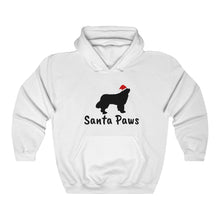 Load image into Gallery viewer, Santa Paws Newfie Hooded Sweatshirt