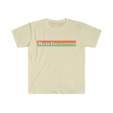 Load image into Gallery viewer, Rainbow Newfie Unisex Softstyle T-Shirt