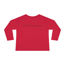 Load image into Gallery viewer, Newfie Santa Paws Toddler Long Sleeve Tee