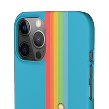 Load image into Gallery viewer, Rainbow Newfie Phone Snap Cases