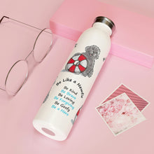 Load image into Gallery viewer, Be Like a Newfie Water Bottle