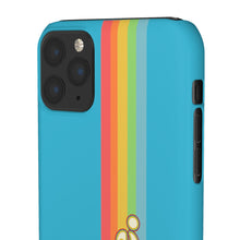 Load image into Gallery viewer, Rainbow Newfie Phone Snap Cases