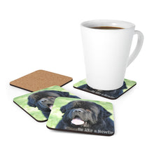 Load image into Gallery viewer, Be like a Newfie - Corkwood Coaster Set