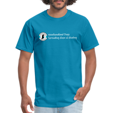 Load image into Gallery viewer, Newfie Therapy Volunteer Shirt - turquoise