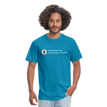 Load image into Gallery viewer, Newfie Therapy Volunteer Shirt - turquoise
