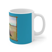 Load image into Gallery viewer, Gypsy Vanner Horse and Newfoundland Dog mug
