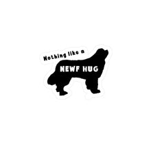 Load image into Gallery viewer, Nothing Like a Newfie Hug Vinyl Decals
