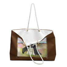 Load image into Gallery viewer, Gypsy Vanner and Newfoundland dog Weekender Bag
