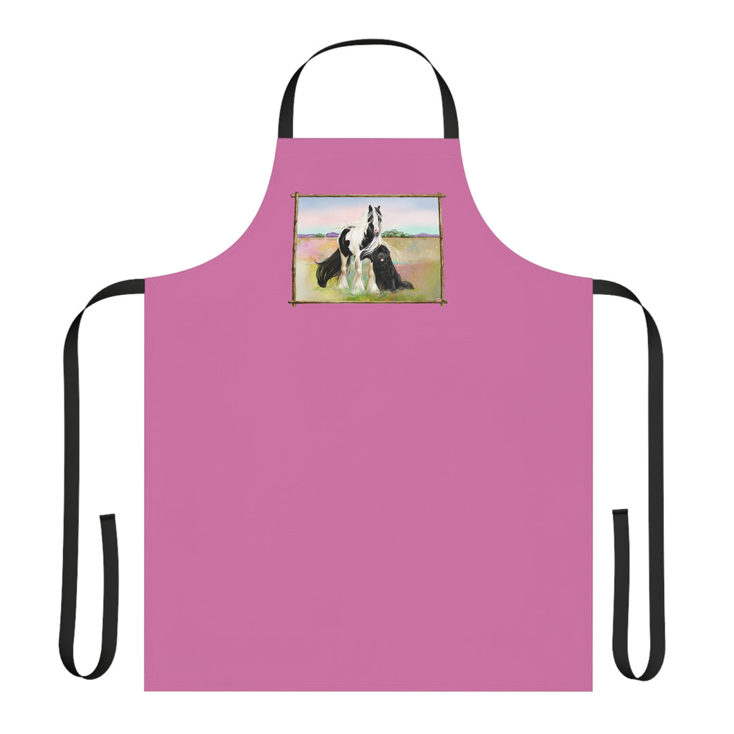 Gypsy Vanner and Newfie Apron (AOP)