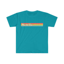 Load image into Gallery viewer, Rainbow Newfie Unisex Softstyle T-Shirt
