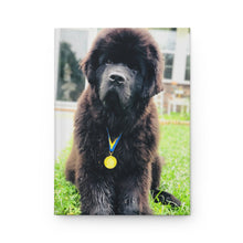Load image into Gallery viewer, Newfoundland Puppy Hardcover Journal
