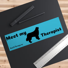 Load image into Gallery viewer, Meet my Therapist Newfie Bumper Stickers
