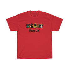 Load image into Gallery viewer, Paws Up for First Responders Heavy Cotton Tee
