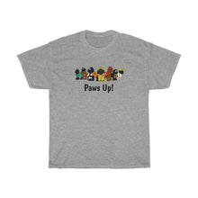 Load image into Gallery viewer, Paws Up for First Responders Heavy Cotton Tee
