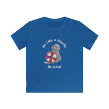 Load image into Gallery viewer, Be Like a Newfie - Be Kind - Kids Softstyle Tee
