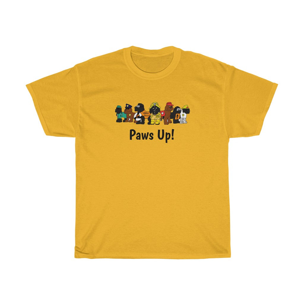 Paws Up for First Responders Heavy Cotton Tee