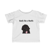 Load image into Gallery viewer, Goofy like a Newfie Infant Fine Jersey Tee
