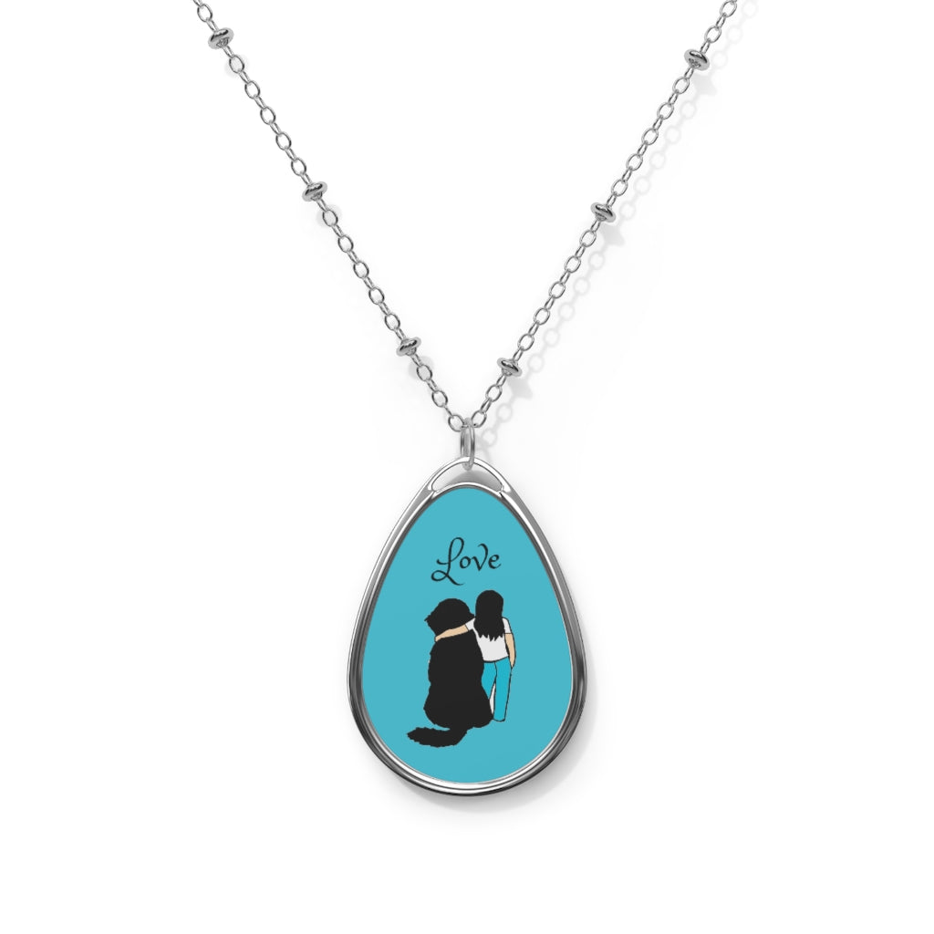 Love Oval Necklace